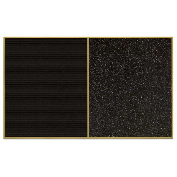 Sliding Door Indoor Enclosed Corkboard, 9